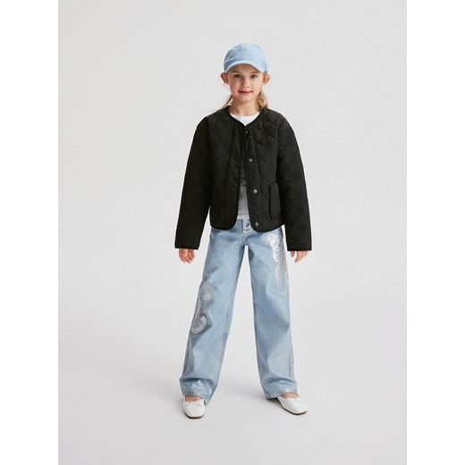 Reserved - Pikowana kurtka - czarny ze sklepu Reserved w kategorii Kurtki dziewczęce - zdjęcie 170823767
