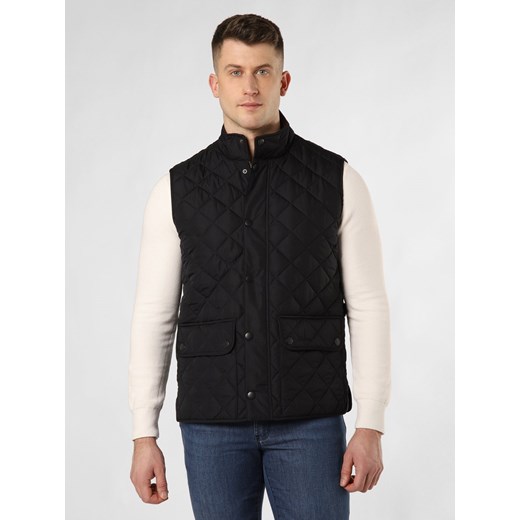 Barbour Męska pikowana kamizelka - Lowerdale Mężczyźni Sztuczne włókno granatowy Barbour L vangraaf