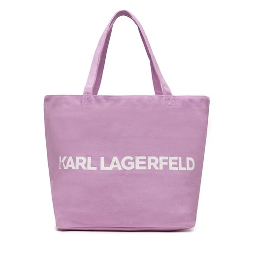 Torebka KARL LAGERFELD 240W3870 Fioletowy Karl Lagerfeld one size eobuwie.pl