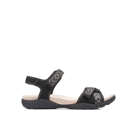 Clarks Skórzane sandały w kolorze czarnym ze sklepu Limango Polska w kategorii Sandały damskie - zdjęcie 170827427