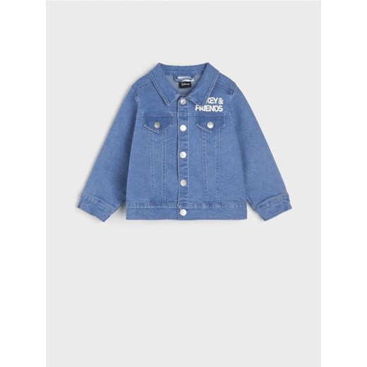 Sinsay - Kurtka jeansowa Myszka Miki - niebieski ze sklepu Sinsay w kategorii Kombinezony i kurtki - zdjęcie 170828216
