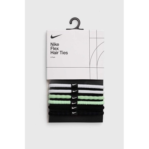 Nike gumki do włosów 6-pack kolor czarny ze sklepu ANSWEAR.com w kategorii Opaski do włosów - zdjęcie 170829865