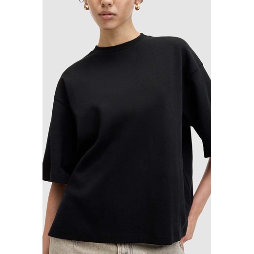 AllSaints t-shirt bawełniany AMELIE TEE damski kolor czarny W130JA S ANSWEAR.com