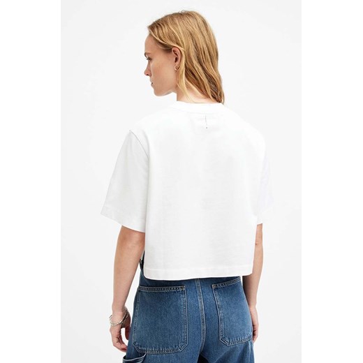 AllSaints t-shirt bawełniany LOTTIE TEE damski kolor biały W132JA XS ANSWEAR.com