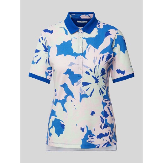 Koszulka polo o kroju regular fit z kwiatowym nadrukiem model ‘STYLE. Cila’ ze sklepu Peek&Cloppenburg  w kategorii Bluzki damskie - zdjęcie 170830955