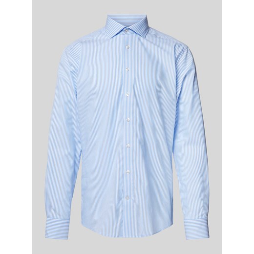 Koszula biznesowa o kroju slim fit ze wzorem w paski model ‘MOSS’ ze sklepu Peek&Cloppenburg  w kategorii Koszule męskie - zdjęcie 170831055
