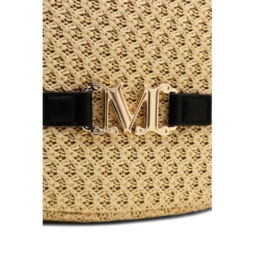 Shopper bag Max Mara na ramię ze skóry ekologicznej duża