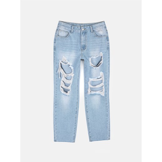 GATE Mom jeansy z dziurami 34 ze sklepu gateshop w kategorii Jeansy damskie - zdjęcie 170834748