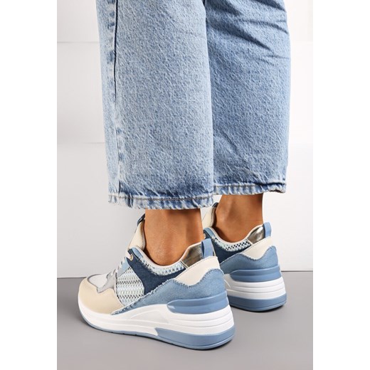 Buty sportowe damskie Born2be sneakersy sznurowane