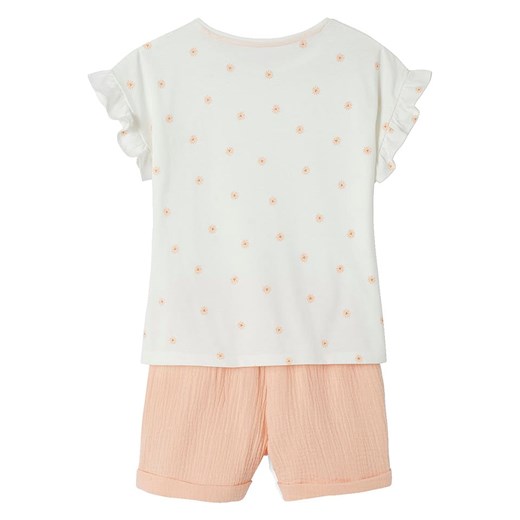 Komplet dziewczęcy Vertbaudet bawełniany 