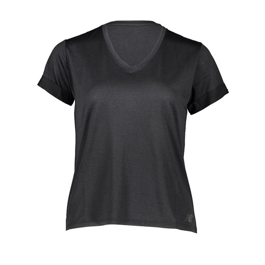 New Balance Koszulka sportowa w kolorze czarnym ze sklepu Limango Polska w kategorii Bluzki damskie - zdjęcie 170837199