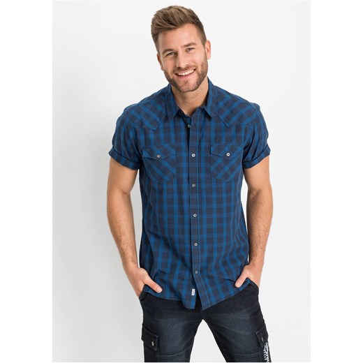 Koszula z krótkim rękawem ze sklepu bonprix w kategorii Koszule męskie - zdjęcie 170837517