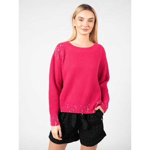 Pinko Sweter "Exacum" | 101426 A0VE | Kobieta | Różowy Pinko M promocja ubierzsie.com