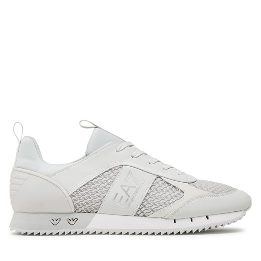 Sneakersy EA7 Emporio Armani X8X027 XK050 S296 Oyster Mush/Silver ze sklepu eobuwie.pl w kategorii Buty sportowe męskie - zdjęcie 170839659