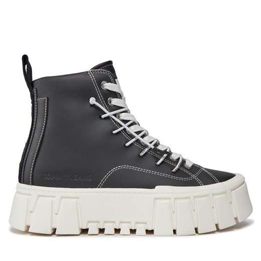 Sneakersy Tommy Jeans Tjw Platform Mc EN0EN02498 Black BDS ze sklepu eobuwie.pl w kategorii Trampki damskie - zdjęcie 170840257