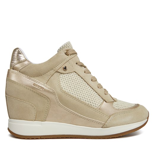 Sneakersy Geox D Nydame D540QA 022AS C6738 Lt Taupe Geox 38 eobuwie.pl