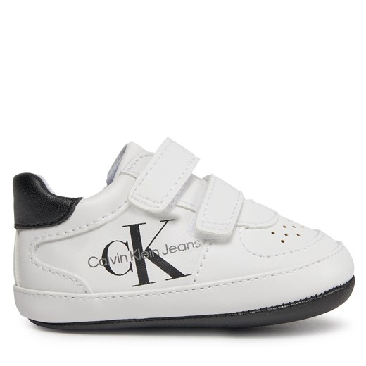 Sneakersy Calvin Klein Jeans V0B4-80715-1433X White/Black X002 18 wyprzedaż eobuwie.pl