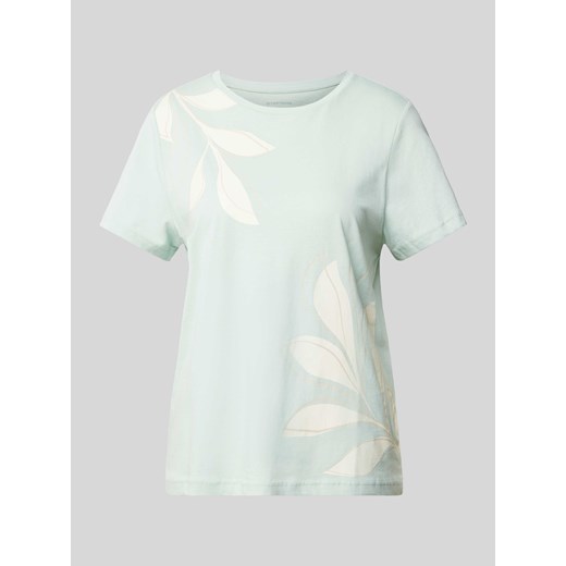 T-shirt z nadrukiem z motywem i wyhaftowanym motywem ze sklepu Peek&Cloppenburg  w kategorii Bluzki damskie - zdjęcie 170841967