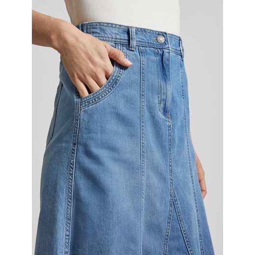 Spódnica jeansowa o długości midi More & More 36 Peek&Cloppenburg 