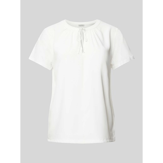 T-shirt z wycięciem w kształcie łezki ze sklepu Peek&Cloppenburg  w kategorii Bluzki damskie - zdjęcie 170842095