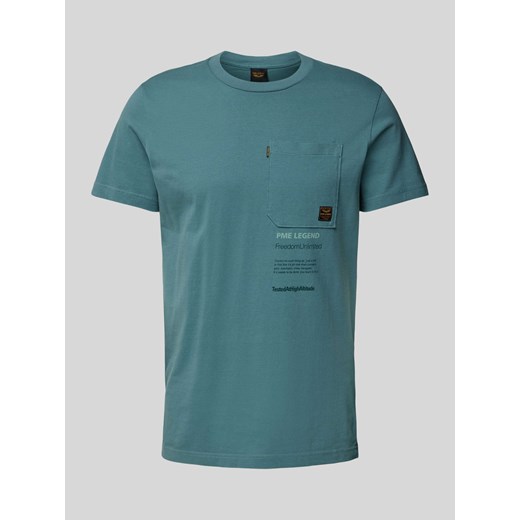 T-shirt z nadrukiem z logo ze sklepu Peek&Cloppenburg  w kategorii T-shirty męskie - zdjęcie 170842177