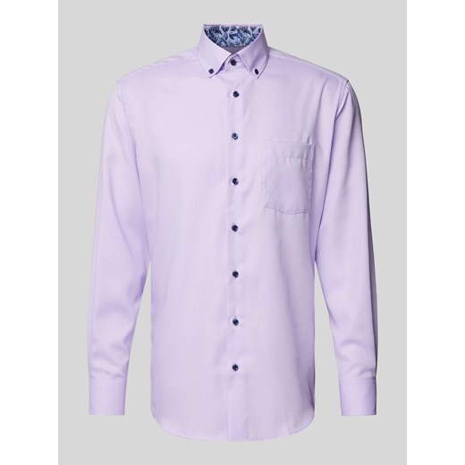 Koszula biznesowa o kroju regular fit z kołnierzykiem typu button down ze sklepu Peek&Cloppenburg  w kategorii Koszule męskie - zdjęcie 170842519