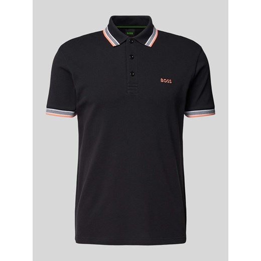 Koszulka polo o kroju regular fit z wyhaftowanym logo model ‘PADDY’ ze sklepu Peek&Cloppenburg  w kategorii T-shirty męskie - zdjęcie 170842619