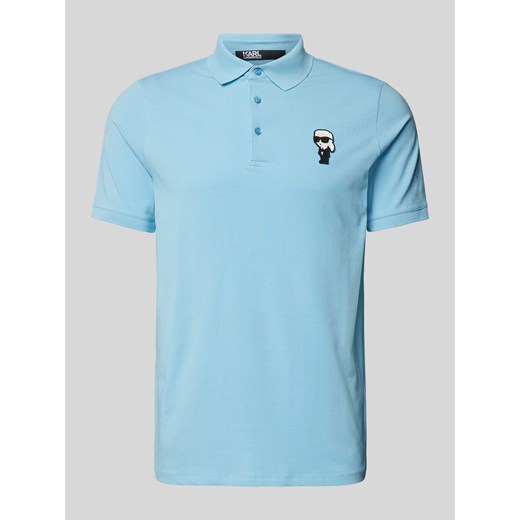 Koszulka polo o kroju slim fit z naszywką z logo ze sklepu Peek&Cloppenburg  w kategorii T-shirty męskie - zdjęcie 170842635