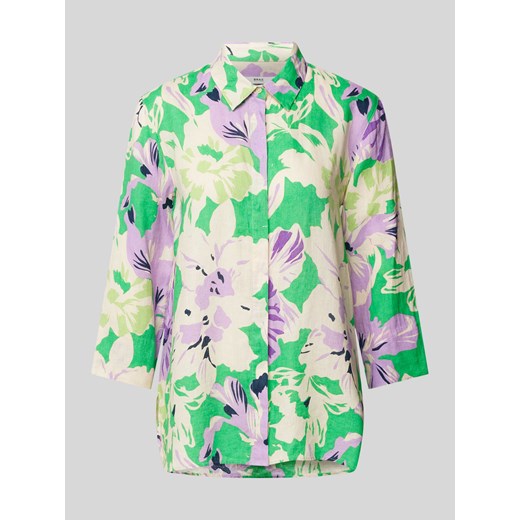 Bluzka z lnu model ‘VICKI’ ze sklepu Peek&Cloppenburg  w kategorii Koszule damskie - zdjęcie 170842645