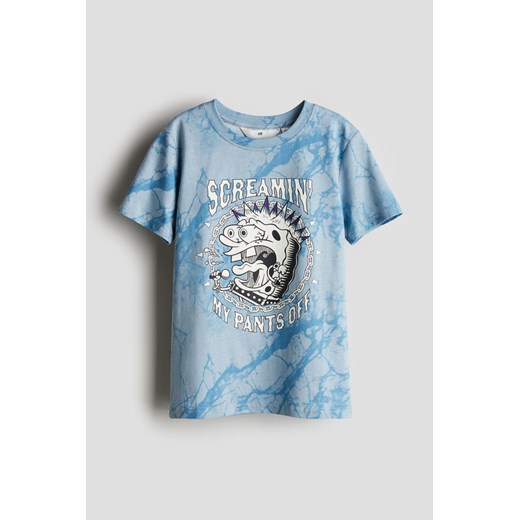 H & M - T-shirt z nadrukiem - Niebieski ze sklepu H&M w kategorii T-shirty chłopięce - zdjęcie 170842865