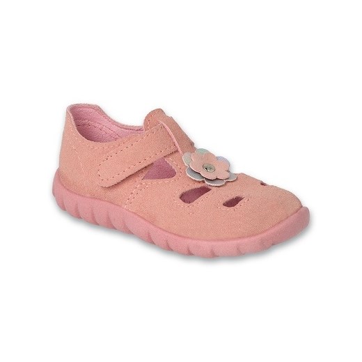 Befado obuwie dziecięce  535P005 różowe ze sklepu ButyModne.pl w kategorii Kapcie dziecięce - zdjęcie 170843079
