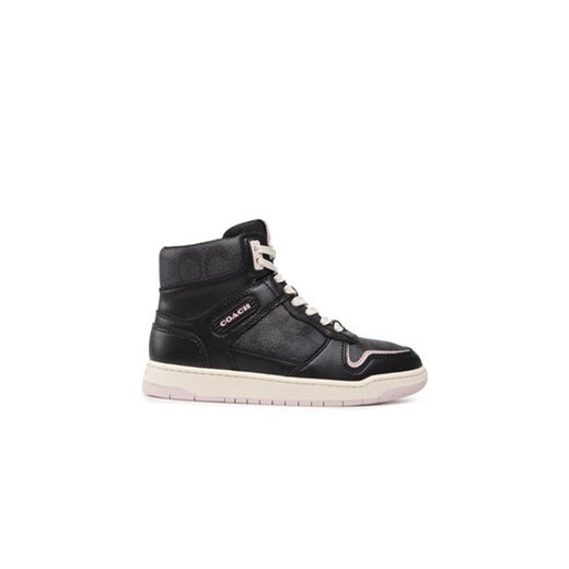 Coach Sneakersy Hi Top Coated Canvas CD304 Czarny ze sklepu MODIVO w kategorii Buty sportowe damskie - zdjęcie 170846158