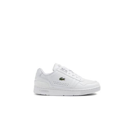 Lacoste Sneakersy T-Clip 745SFA0090 Biały ze sklepu MODIVO w kategorii Buty sportowe damskie - zdjęcie 170846796