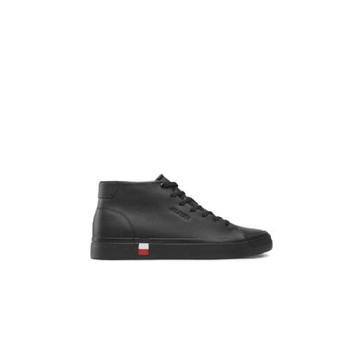 Tommy Hilfiger Sneakersy Modern Vulc Hi Corporate Lea FM0FM04352 Czarny ze sklepu MODIVO w kategorii Buty sportowe męskie - zdjęcie 170847159