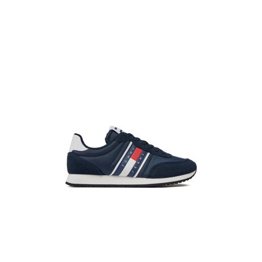 Tommy Jeans Sneakersy Tjm Runner Casual Ess EM0EM01351 Granatowy Tommy Jeans 43 MODIVO