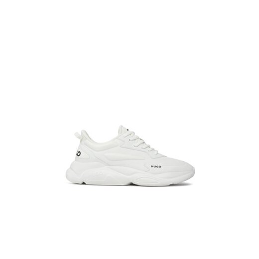 Hugo Sneakersy Leon Runn 50512717 Biały ze sklepu MODIVO w kategorii Buty sportowe damskie - zdjęcie 170847656