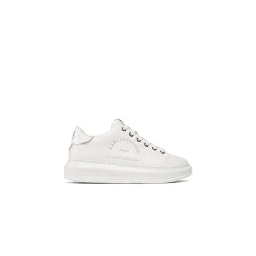 KARL LAGERFELD Sneakersy KL62539F Biały ze sklepu MODIVO w kategorii Buty sportowe damskie - zdjęcie 170847787