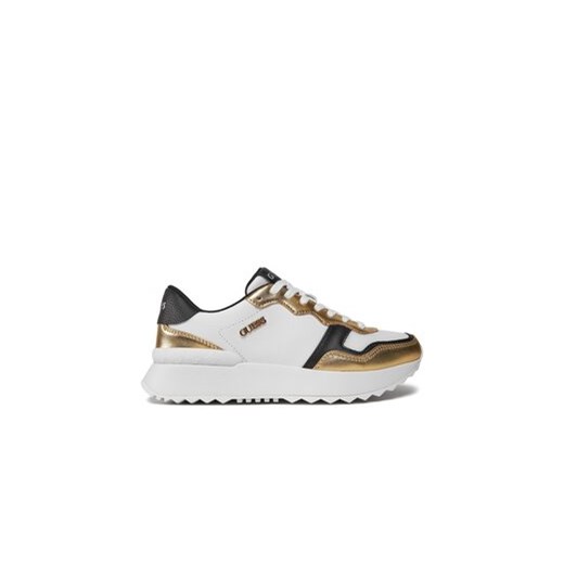 Guess Sneakersy FLPVN2 LEL12 Biały ze sklepu MODIVO w kategorii Buty sportowe damskie - zdjęcie 170847877