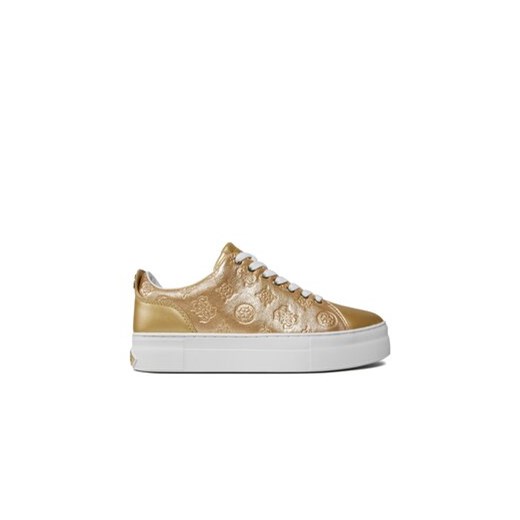 Guess Sneakersy Gianele4 FLPGN4 LEL12 Złoty ze sklepu MODIVO w kategorii Trampki damskie - zdjęcie 170848165