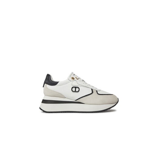 TWINSET Sneakersy 241TCP080 Biały ze sklepu MODIVO w kategorii Buty sportowe damskie - zdjęcie 170848315