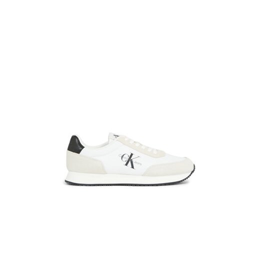 Calvin Klein Jeans Sneakersy Retro Runner Su-Ny Mono YM0YM00746 Biały ze sklepu MODIVO w kategorii Buty sportowe męskie - zdjęcie 170848327