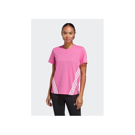adidas T-Shirt HS2356 Różowy Regular Fit ze sklepu MODIVO w kategorii Bluzki damskie - zdjęcie 170848508