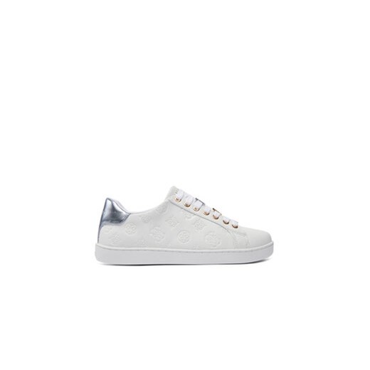 Guess Sneakersy Rosenna FLJROS ELE12 Biały ze sklepu MODIVO w kategorii Trampki damskie - zdjęcie 170848629