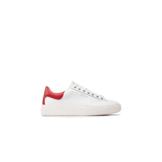Guess Sneakersy Vice FM8VIC LEA12 Biały ze sklepu MODIVO w kategorii Buty sportowe męskie - zdjęcie 170848655