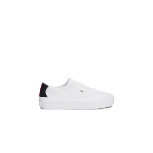 Tommy Hilfiger Sneakersy Vulc Monotype Sneaker FW0FW07675 Biały ze sklepu MODIVO w kategorii Trampki damskie - zdjęcie 170848755