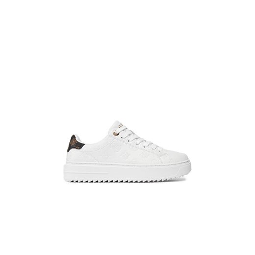 Guess Sneakersy Denesa4 FLPDS4 FAL12 Biały ze sklepu MODIVO w kategorii Trampki damskie - zdjęcie 170848935