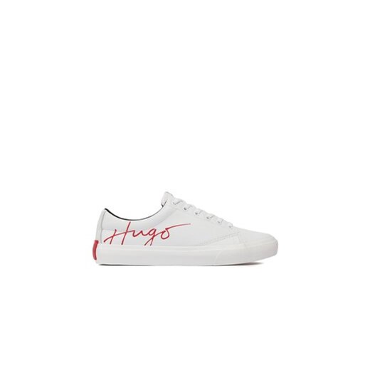 Hugo Sneakersy Dyerh Tenn 50518354 Biały ze sklepu MODIVO w kategorii Trampki męskie - zdjęcie 170849225