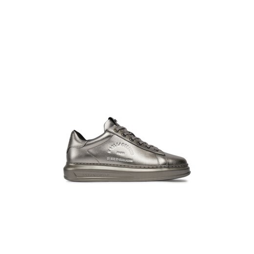 KARL LAGERFELD Sneakersy KL52538M Srebrny ze sklepu MODIVO w kategorii Trampki męskie - zdjęcie 170849265