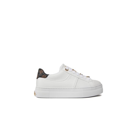 Guess Sneakersy Giella FLJGIE ELE12 Biały ze sklepu MODIVO w kategorii Buty sportowe damskie - zdjęcie 170849608