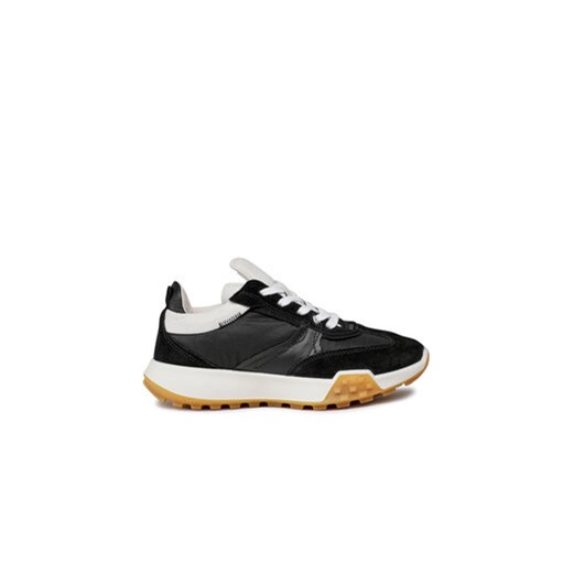 ECCO Sneakersy Retro W 21170352307 Czarny ze sklepu MODIVO w kategorii Buty sportowe damskie - zdjęcie 170849628
